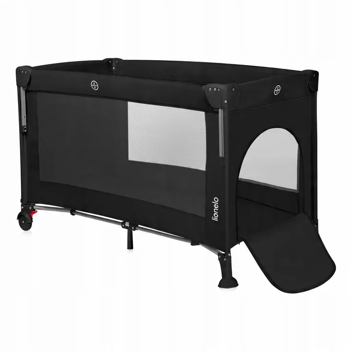 Ліжечко-манеж Lionelo ELLEN BLACK CARBON — Photo 6