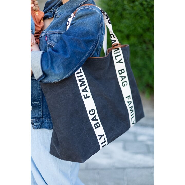 Сумка Childhome Family bag canvas black — Photo 24