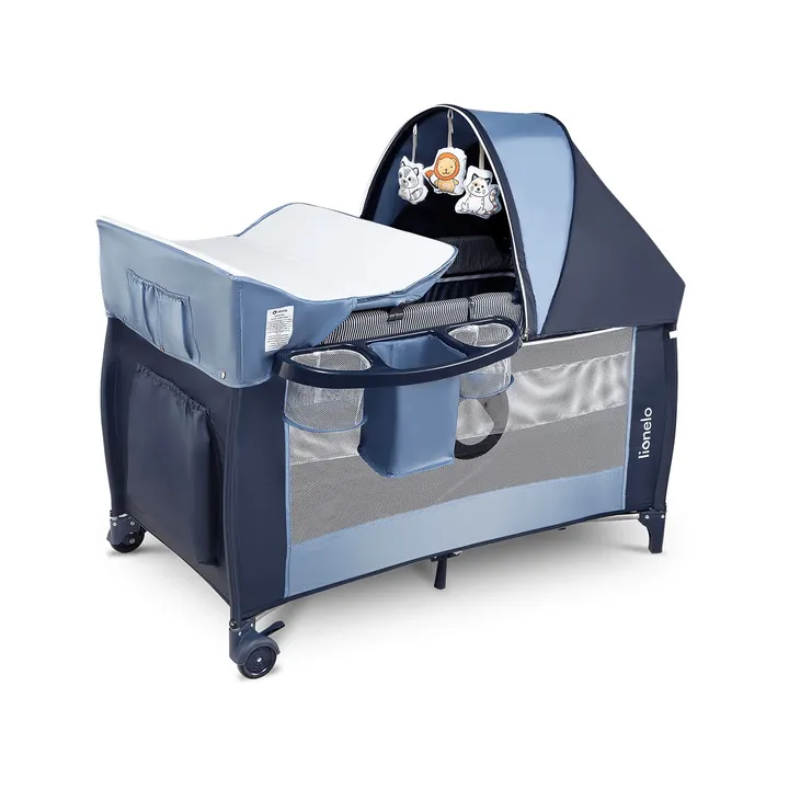 Ліжечко-манеж Lionelo SVEN PLUS BLUE NAVY — Photo 11