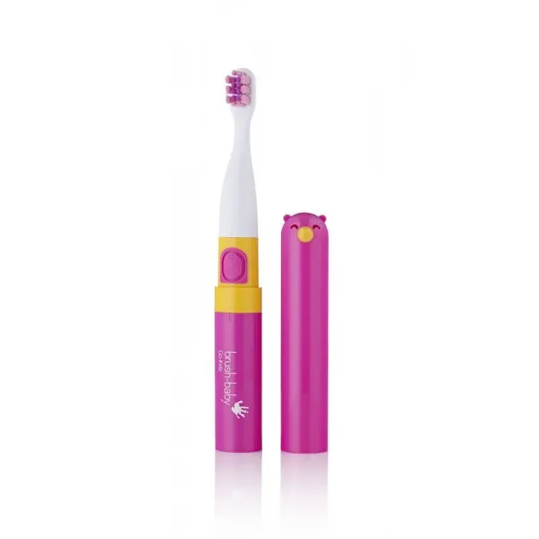 Електрична зубна щітка Go-Kidz Electric Travel Toothbrush - Pink, (Brush-baby) — Photo 7