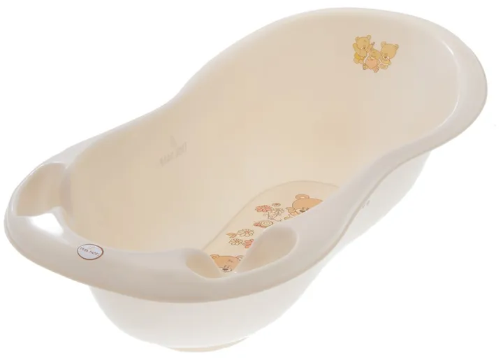 Ванночка 102 см LUX "Ведмедики" (Кремовий)