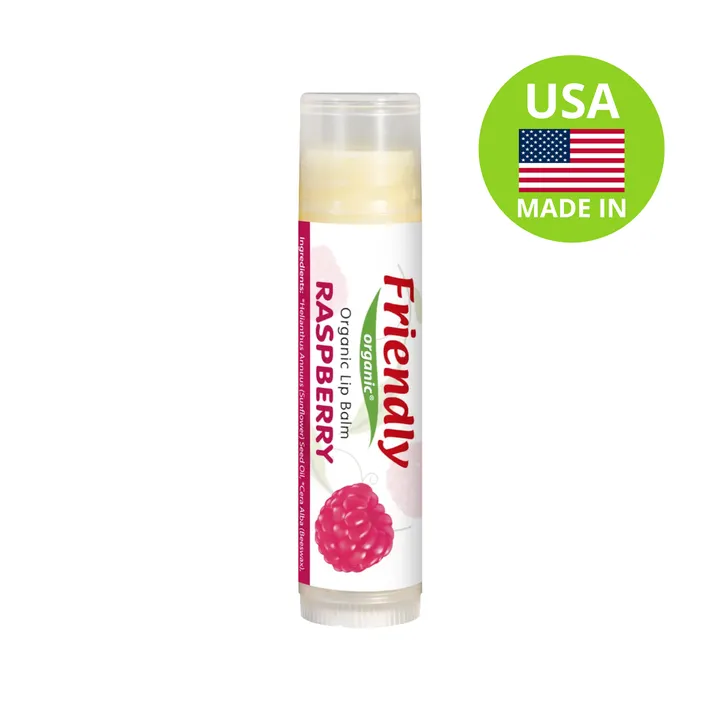 Органічний бальзам для губ Friendly Organic малина 4,25 гр — Photo 6