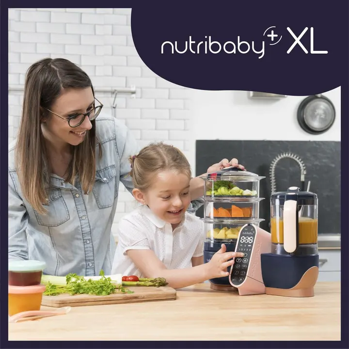Блендер-пароварка Babymoov Nutribaby+XL Blue — Photo 11