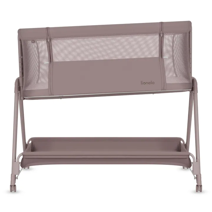 Ліжечко приставне Lionelo LUNA BEIGE TAUPE — Photo 12