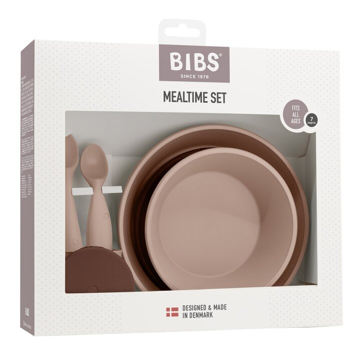 Набір посуду (миски, ложки, чашка) BIBS Complete Dinner Set - Blush — Photo 8