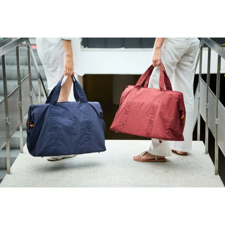 Сумка Childhome Mommy bag Signature burgundy, арт. CWMBBSUBU — Photo 18