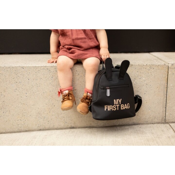 Рюкзак дитячий Childhome My first bag black/gold — Photo 13