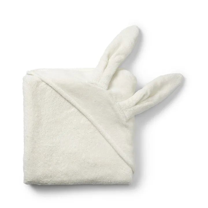 Рушник з капюшоном Elodie Detail Hooded Towel Vanilla White Bunny — Photo 4