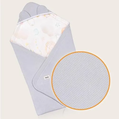 Покривало Lionelo TRAVEL SWADDLE BLANKET GREY BALLON — Photo 5