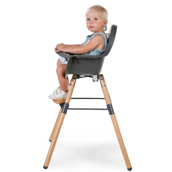 Стілець для годування Childhome Evolu 2 з бампером natural/anthracite, арт. CHEVOCHNA — Photo 26