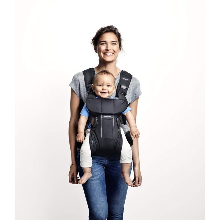 Рюкзак &quot;BB®Baby Carrier ONE Denim grey/Dark grey Cotton Mix сірий — Photo 8