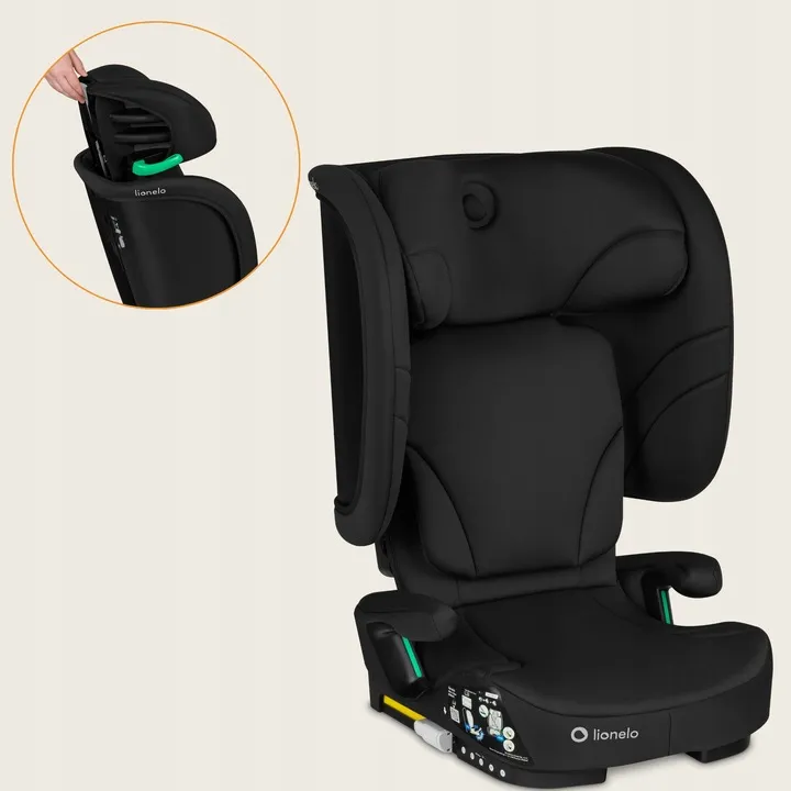 Дитяче автокрісло Lionelo ORIN I-SIZE BLACK CARBON — Photo 9