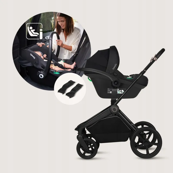Універсальна коляска 3 в 1 Lionelo FREYA 3IN1 BLACK ONYX — Photo 10