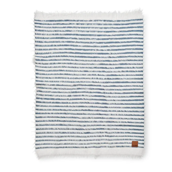 Плед Elodie Details furry Knit Blanket Berry Blue — Photo 9