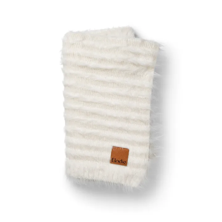 Плед Elodie Details Furry Knit Blanket Vanilla White — Photo 4