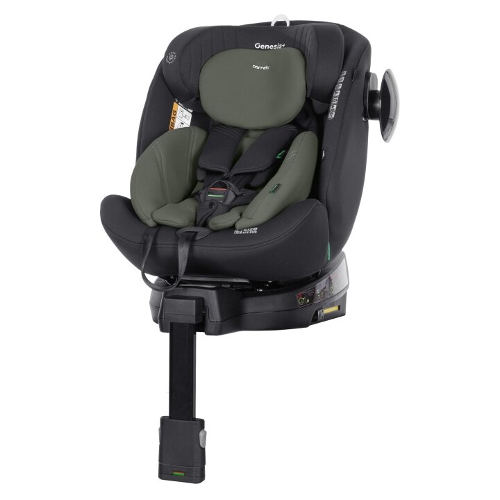 Автокрісло CARRELLO Genesis+ CRL-12807 Beetle Green i-Size 40-150см ISOFIX, поворот, опор.стійка /1/