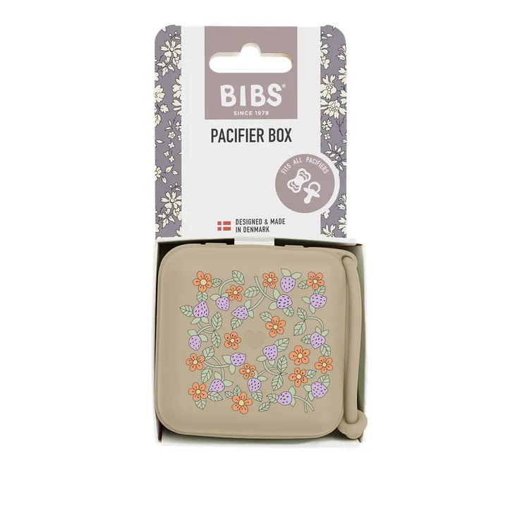 Контейнер для пустушок BIBS x Liberty Pacifier Box – Strawberries and Cream Vanilla — Photo 6