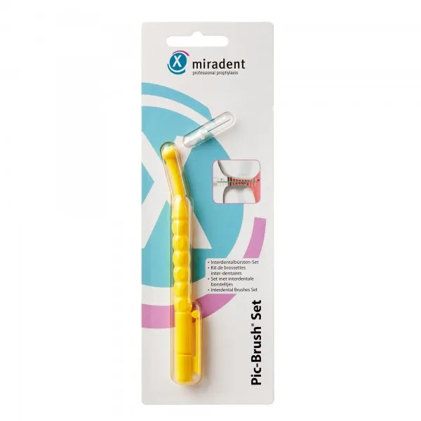Інтердентальна щітка Pic Brush Set - Yellow, (Miradent)