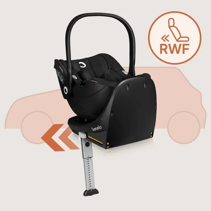 База з автокріслом Lionelo MOXIE I-SIZE SET BLACK CARBON — Photo 7