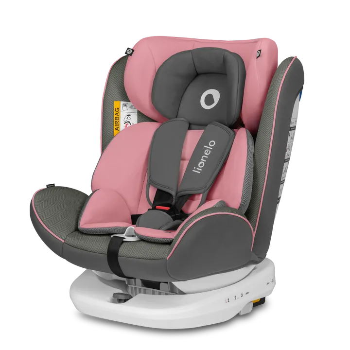 Дитяче автокрісло Lionelo BASTIAAN PINK BABY (white base) — Photo 8