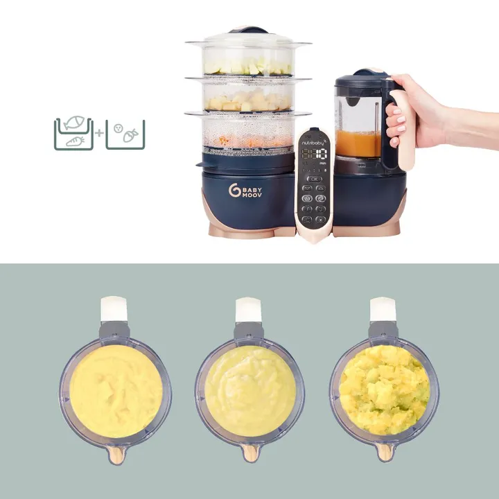 Блендер-пароварка Babymoov Nutribaby+XL Blue — Photo 10