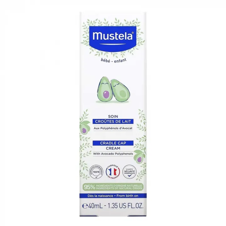 Крем від себорейних скоринок Cradle Cap Cream 40 ml Mustela — Photo 3
