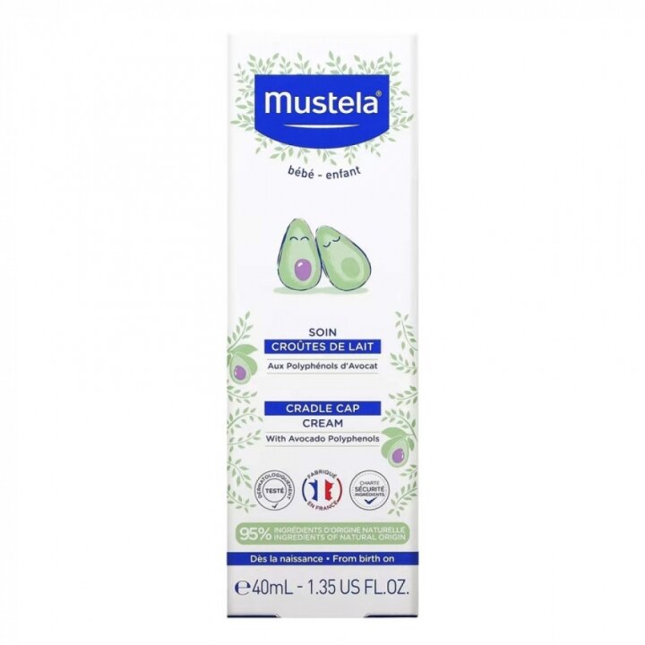 Крем від себорейних скоринок Cradle Cap Cream 40 ml Mustela — Photo 3