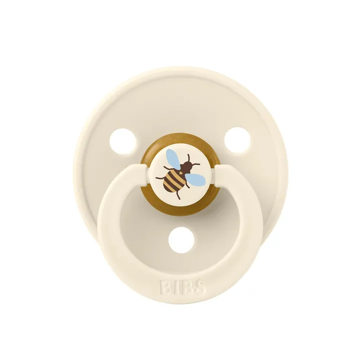 Пустушка Studio Colour Latex Round (кругла) Bumblebee – Ivory 6-18 міс. — Photo 4