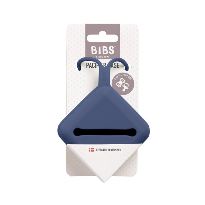 Силіконовий контейнер для пустушок BIBS Pacifier Case – Steel Blue — Photo 7