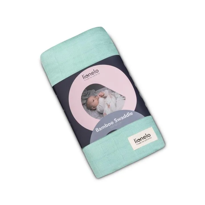Покривало Lionelo BAMBOO SWADDLE Green Mint — Photo 3