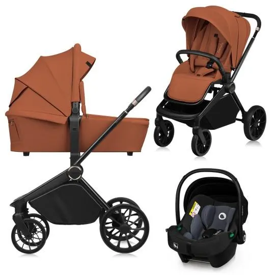 Універсальна коляска 3 в 1 Lionelo MIKA PLUS 3IN1 BROWN RUST — Photo 7