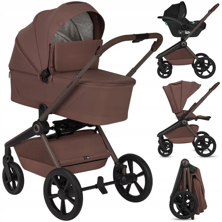 Універсальна коляска 3 в 1 Lionelo FREYA 3IN1 BROWN CHOCOLATE — Photo 6