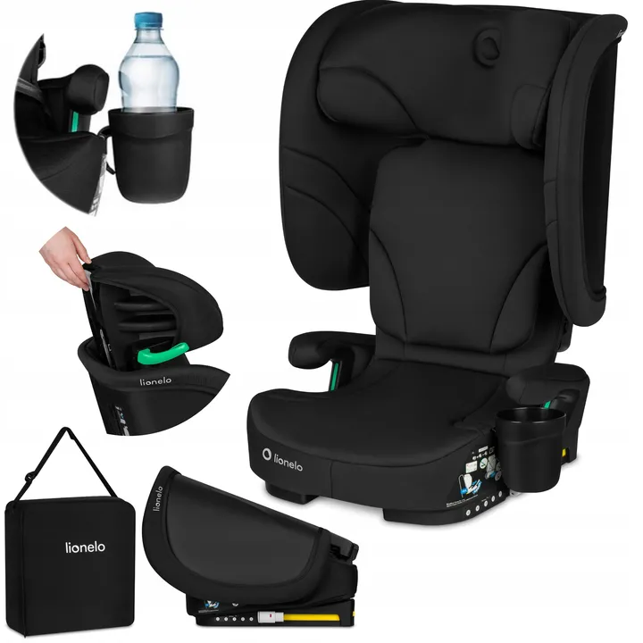 Дитяче автокрісло Lionelo ORIN I-SIZE BLACK CARBON — Photo 6