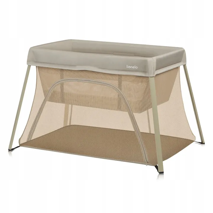 Ліжечко-манеж Lionelo ALICE BEIGE OLIVE — Photo 5