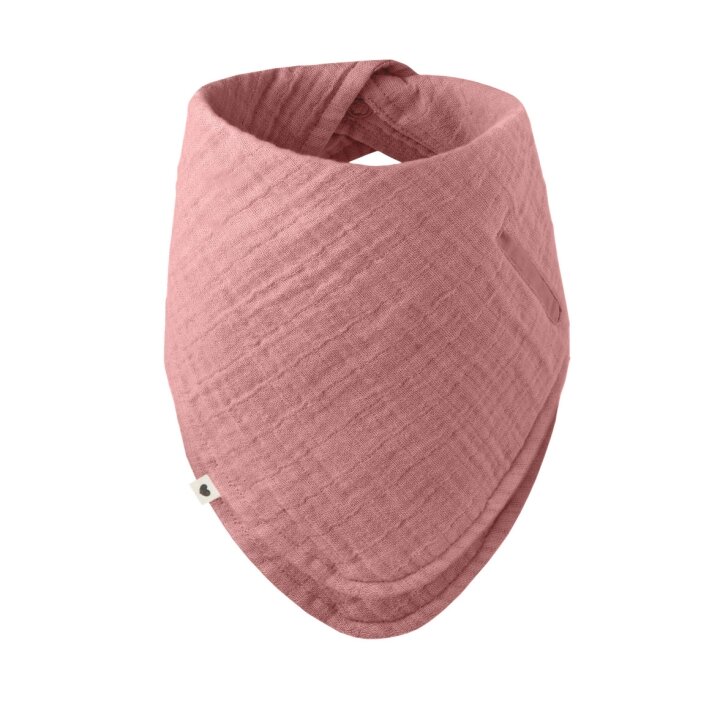 Мусліновий нагрудник BIBS Bandana Bib Pale Mauve — Photo 35