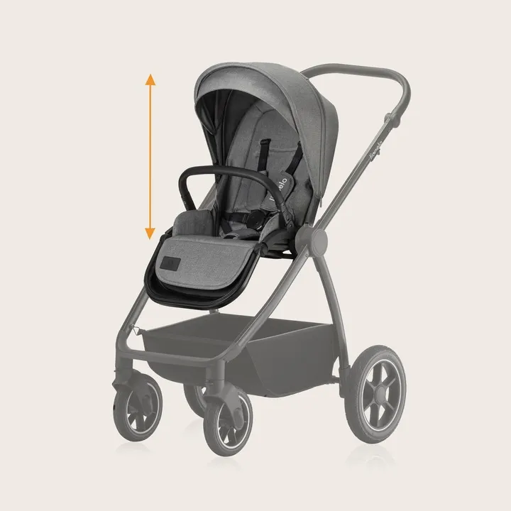 Універсальна коляска 2 в 1 Lionelo MERIL 2IN1 GREY STONE — Photo 6