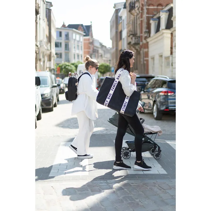 Сумка Childhome Family bag canvas black, арт. CWFBSCBL — Photo 23
