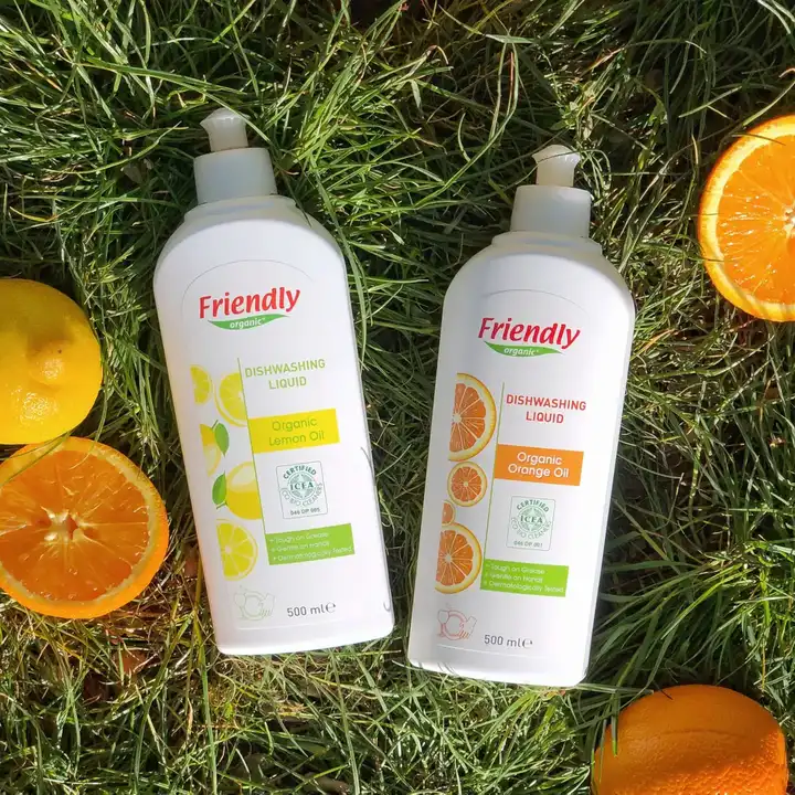 Органічний засіб для миття посуду Friendly Organic з лимонною олією 1000 мл — Photo 16