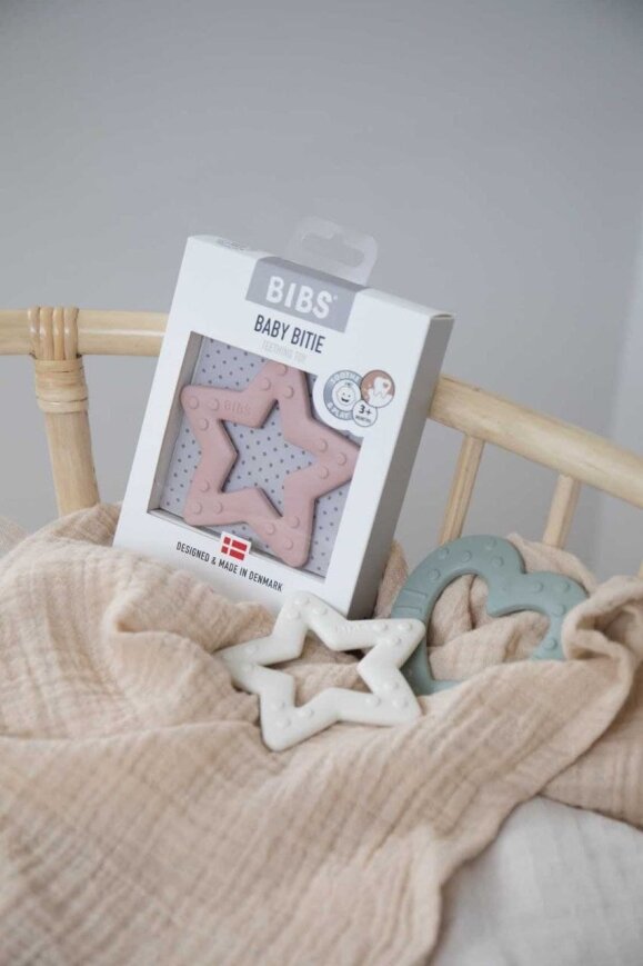 Іграшка гризунець BIBS Baby Bitie Star Baby Blue, вік 3+ міс — Photo 4