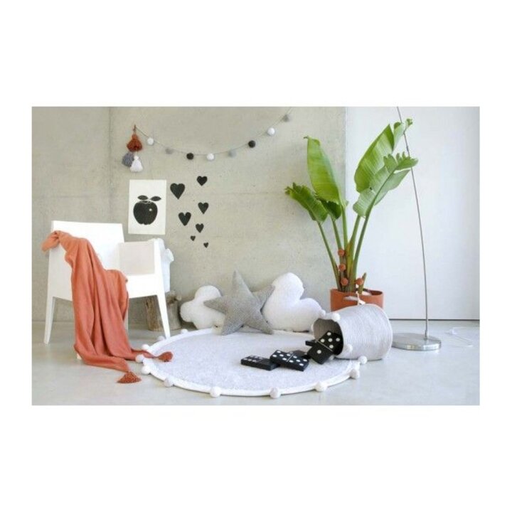 Килим Lorena Canals Bubbly Light Grey Ø 120 cm — Photo 10