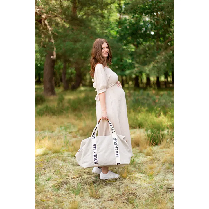 Сумка Childhome Mommy bag Signature canvas off white, арт. CWMBBSCOW — Photo 22