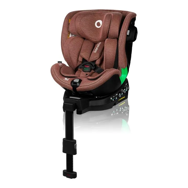Дитяче автокрісло Lionelo HARMONY I-SIZE RED BRICK BAMBOO — Photo 4