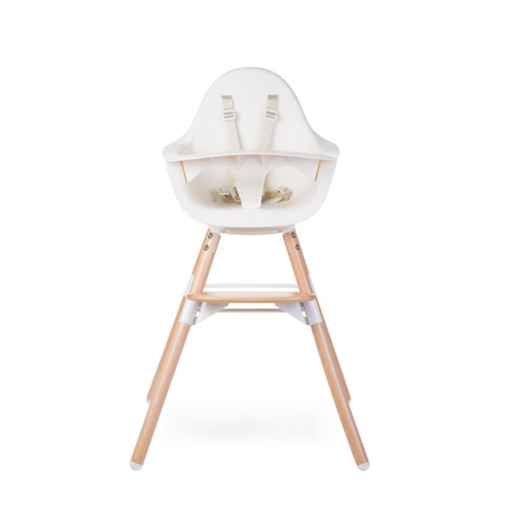 Стілець для годування Childhome Evolu ONE.80° з бампером - natural/white — Photo 23