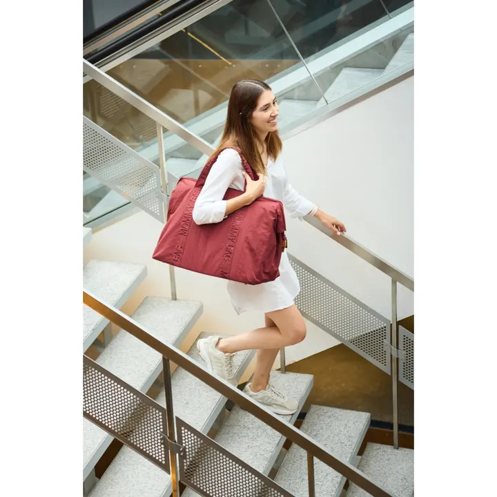 Сумка Childhome Mommy bag Signature burgundy, арт. CWMBBSUBU — Photo 21
