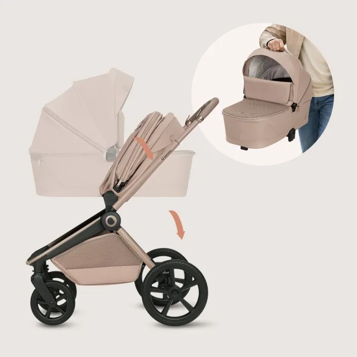 Універсальна коляска 3 в 1 Lionelo FREYA 3IN1 BEIGE SAND — Photo 11