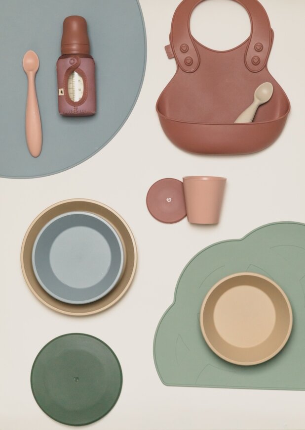 Силіконовий килимок BIBS Place Mat Classic Blush — Photo 8