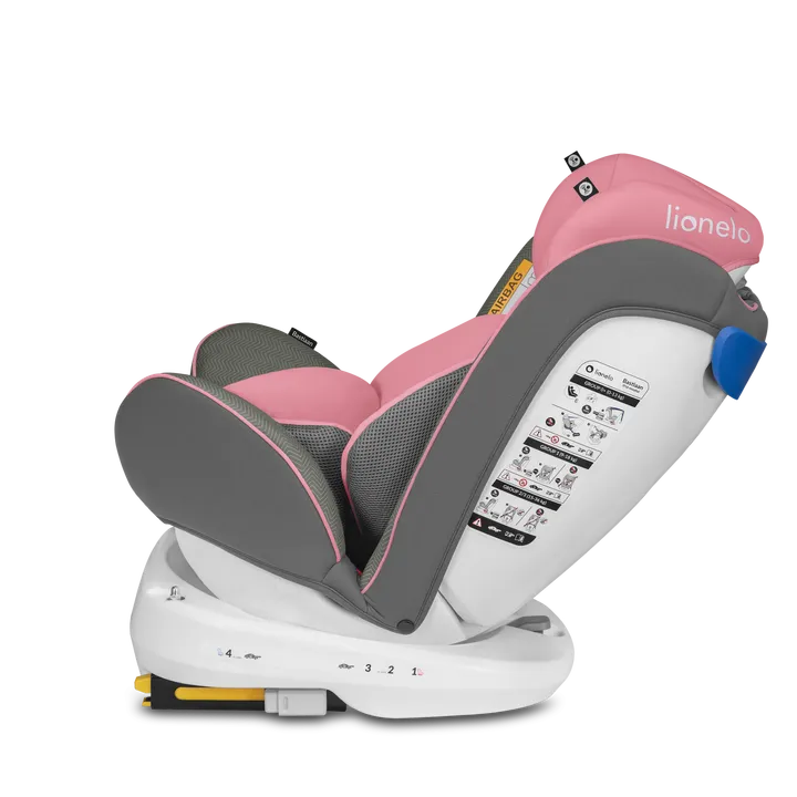 Дитяче автокрісло Lionelo BASTIAAN PINK BABY (white base) — Photo 7