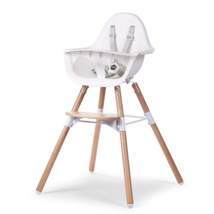 Стілець для годування Childhome Evolu 2 з бампером natural/white — Photo 32