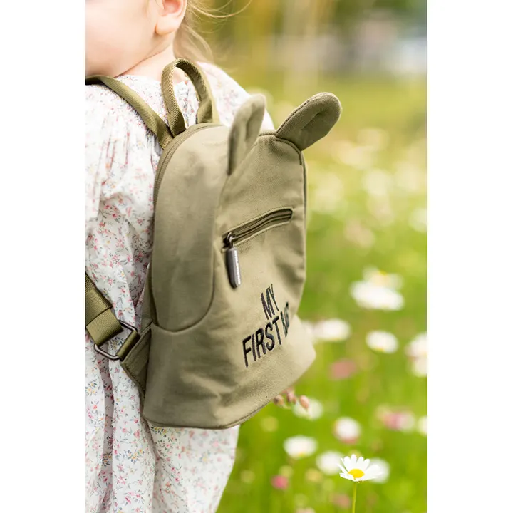 Рюкзак дитячий Childhome My first bag khaki, арт. CWKIDBKA — Photo 21