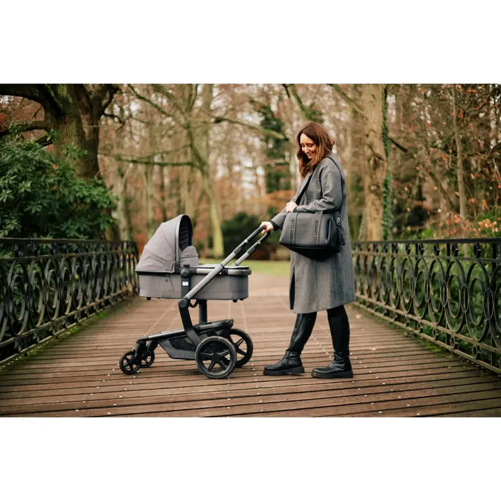 Сумка Childhome Mommy club Signature vegan leather black, арт. CWMCSLBL — Photo 22